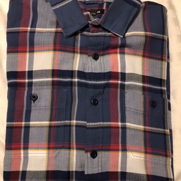 Express Other - Express Men’s Soft Wash Plaid L/S Shirt. Size L